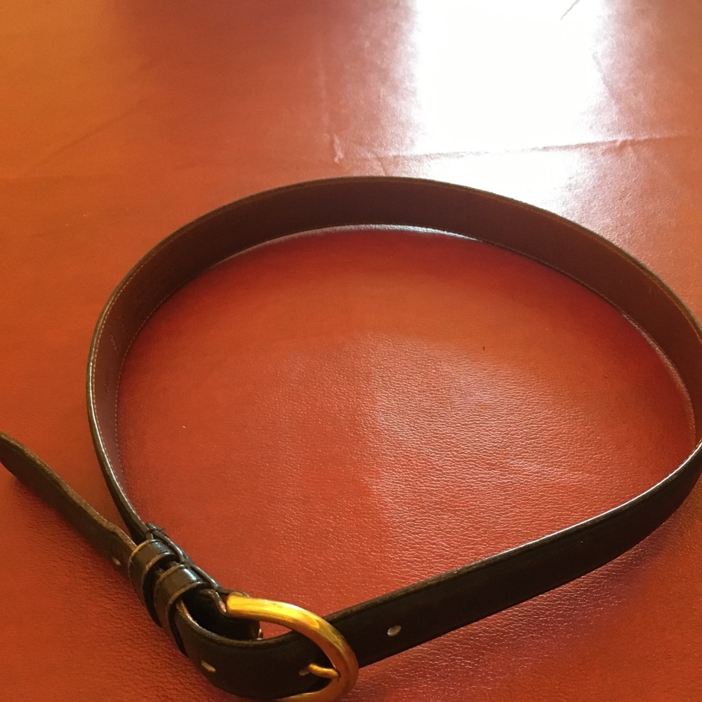 SOLD!   COACH Cowhide and solid brass belt.